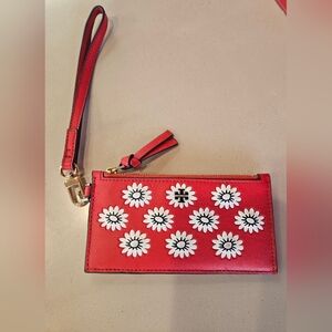 Tory burch mini card holder wallet wristlet